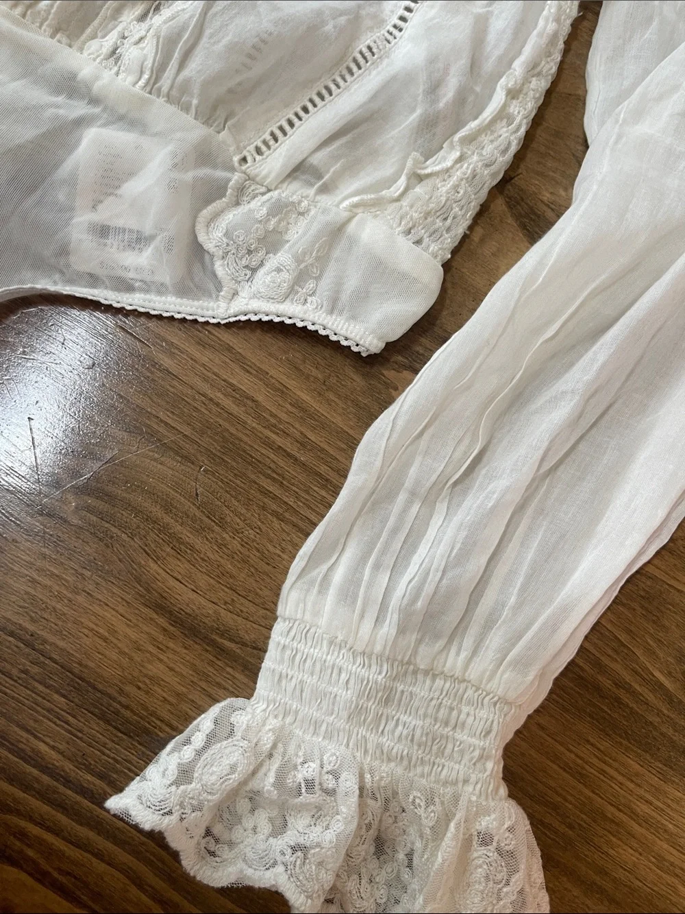 Free People Bodysuit Ruffled Top